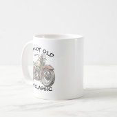 クラシックバイク好きな人に贈るバイカーズマグカップ コーヒーマグカップ (正面左)