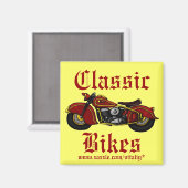 クラシックバイク磁石 マグネット (正面/裏面)