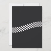 クラシックバイク誕生日招待状 招待状 (裏面)