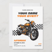 クラシックバイク 招待状 (正面)