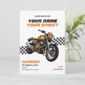 クラシックバイク 招待状 (スタンド正面)