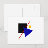 クラシックバウハウスアート組成 ポストカード (正面/裏面)