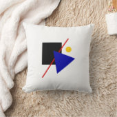 クラシックバウハウスジオメトリックデザイン クッション (ブランケット)