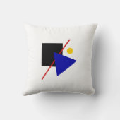 クラシックバウハウスジオメトリックデザイン クッション (裏面)