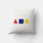 クラシックバウハウスジオメトリックデザイン クッション (裏面)