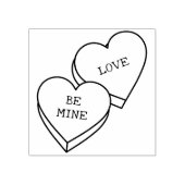 クラシックバカスタムレンタヌキャンディハートゴムスタンプ ラバースタンプ (インプリント)