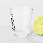 クラシックバッグモダン・トリート付き幽霊 ショットグラス (右)