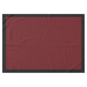 クラシックバッファローテーブルクロス赤&黒の格子模様 テーブルクロス (正面(横))