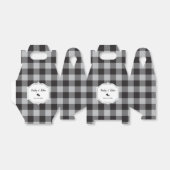 クラシックバッファロープレイドチェック白黒結婚ズ フェイバーボックス (折り畳みなし)