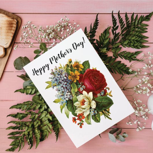 クラシックバラスビクトリアンリリー・オブ・ザ・バレーロマンス カード