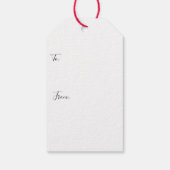 クラシックバラスビクトリアンリリー・オブ・ザ・バレーロマンス ギフトタグ (裏面)