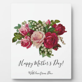 クラシックバラスビクトリアンリリー・オブ・ザ・バレーロマンス フォトプラーク