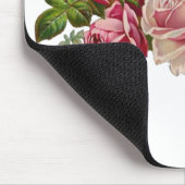 クラシックバラスビクトリアンリリー・オブ・ザ・バレーロマンス マウスパッド (コーナー)