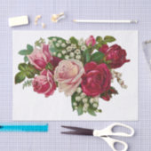 クラシックバラスビクトリアンリリー・オブ・ザ・バレーロマンス 薄葉紙 (クラフト)