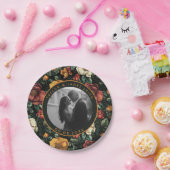 クラシックバラブライダルシャワー結婚プレート ペーパープレート (パーティー)