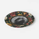 クラシックバラブライダルシャワー結婚プレート ペーパープレート (アングル)