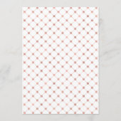 クラシックバラ金ゴールドクレスト結婚のメニューカード メニュー (裏面)