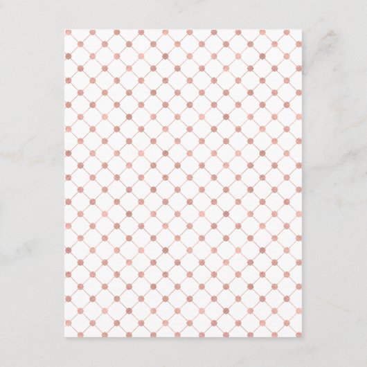 クラシックバラ金ゴールドクレスト結婚詳細カード エンクロージャーカード (裏面)