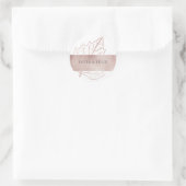 クラシックバラ金ゴールド葉ス結婚ズ ラウンドシール (バッグ)