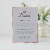 クラシックバラ金ゴールド葉ス結婚詳細 エンクロージャーカード (スタンド正面)