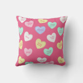クラシックバレンタインキャンディハート クッション (裏面)