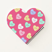 クラシックバレンタインキャンディハート ノートブック (裏面)