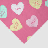 クラシックバレンタインキャンディハート 薄葉紙 (詳細)