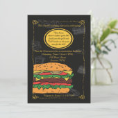 クラシックバーガーBBQ招待状 招待状 (スタンド正面)