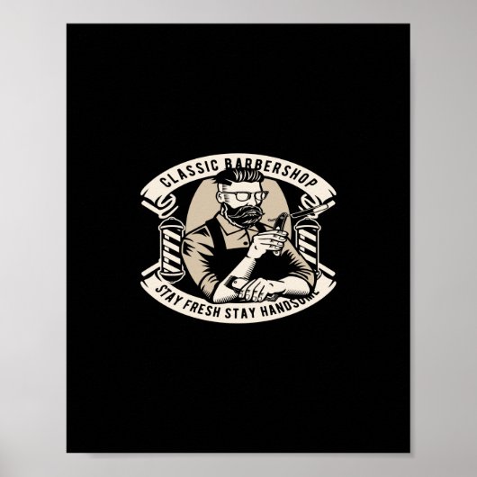 クラシックバーバーショップステイ新鮮なステイ ポスター (正面)