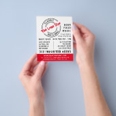 クラシックバー&グリルロゴ、パブ/ブルワリー広告ズ チラシ (手)