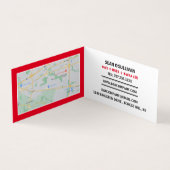 クラシックバー&グリルロゴ、Pub/Brewery、詳細 名刺 (内部)