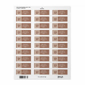 クラシックパタ千鳥格子のーンmochaムースとホワイト ラベル (フルシート)