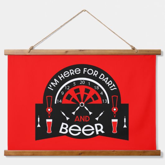 クラシックパブダーツ 吊り下げ型タペストリー (正面)