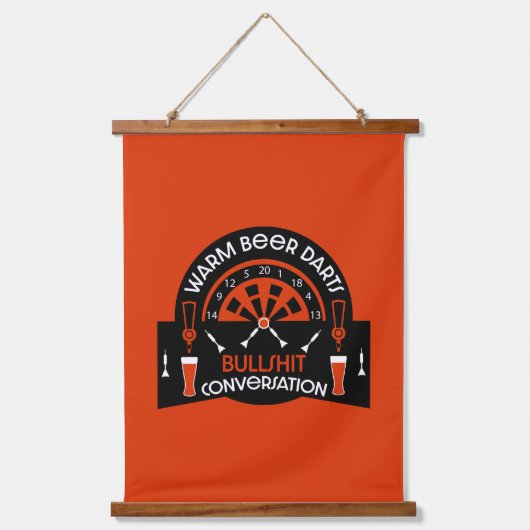 クラシックパブダーツ 吊り下げ型タペストリー (正面)