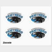 クラシックパンザー楕円シール 楕円形シール (シート)