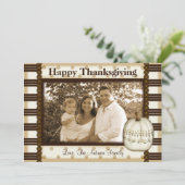 クラシックパンプキングリーティングカード 招待状 (スタンド正面)