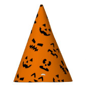 クラシックパンプキン顔 パーティーハット (右)