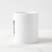 クラシックパーソナライズされたグロムスマンコーヒーマグ ジャンボコーヒーマグカップ (正面)