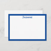 クラシックパーソナライズされたフラットノートカード ノートカード (正面/裏面)