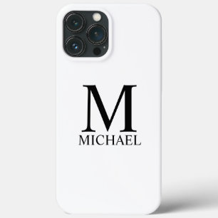 クラシックパーソナライズされたモノグラムと名前Case-Mate i iPhone 13 Pro Maxケース