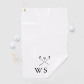 クラシックパーソナライズされたモノグラムゴルフクラブ ゴルフタオル (インサイチュ)