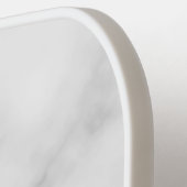 クラシックパーソナライズされたモノグラム及び名前Pickleball ピックルボールラケット (左詳細)