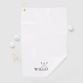 クラシックパーソナライズされた名ゴルフクラブ ゴルフタオル (インサイチュ)