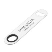 クラシックパーソナライズされた名 スピード栓抜き (正面アングル)