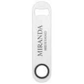 クラシックパーソナライズされた名 スピード栓抜き (正面)