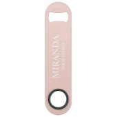 クラシックパーソナライズされた名 スピード栓抜き (正面)