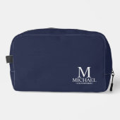 クラシックパーソナライズされたGroomsman Monogramと名前 ドップキット (正面)