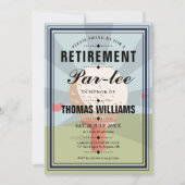 クラシックパーティー写真 招待状 (正面)