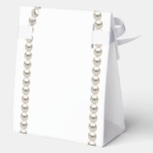 クラシックパールのネックレス ブライダルシャワーフェイバーボックス フェイバーボックス (裏面)