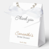 クラシックパールのネックレス ブライダルシャワーフェイバーボックス フェイバーボックス (正面)